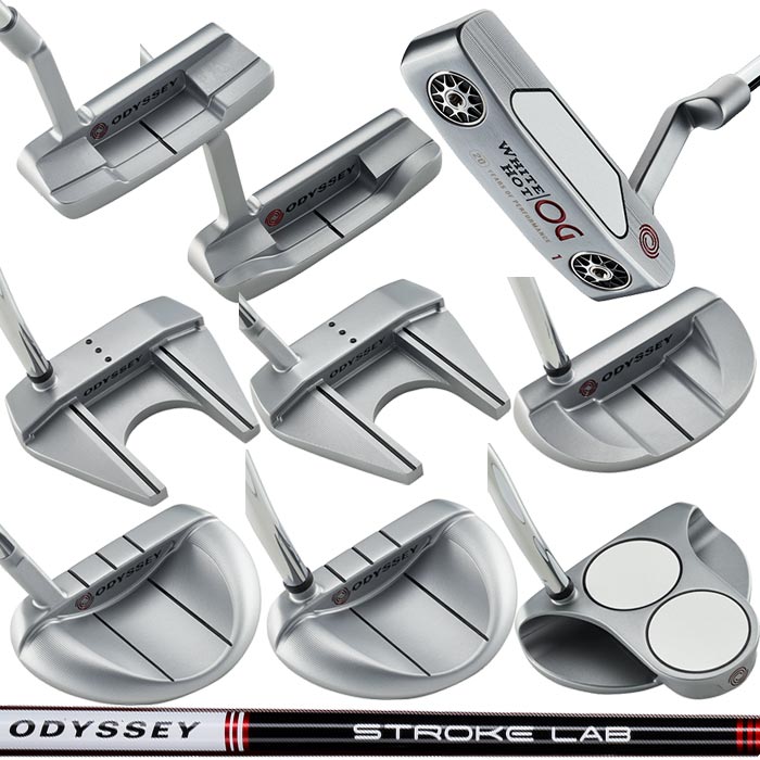 Odyssey 2021 White Hot OG Stroke Lab Putter - Fairway Golf
